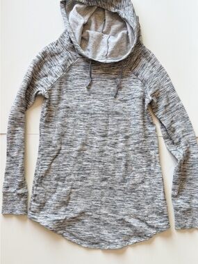 Mossimo Supply Co. Light Gray Marled Hoodie